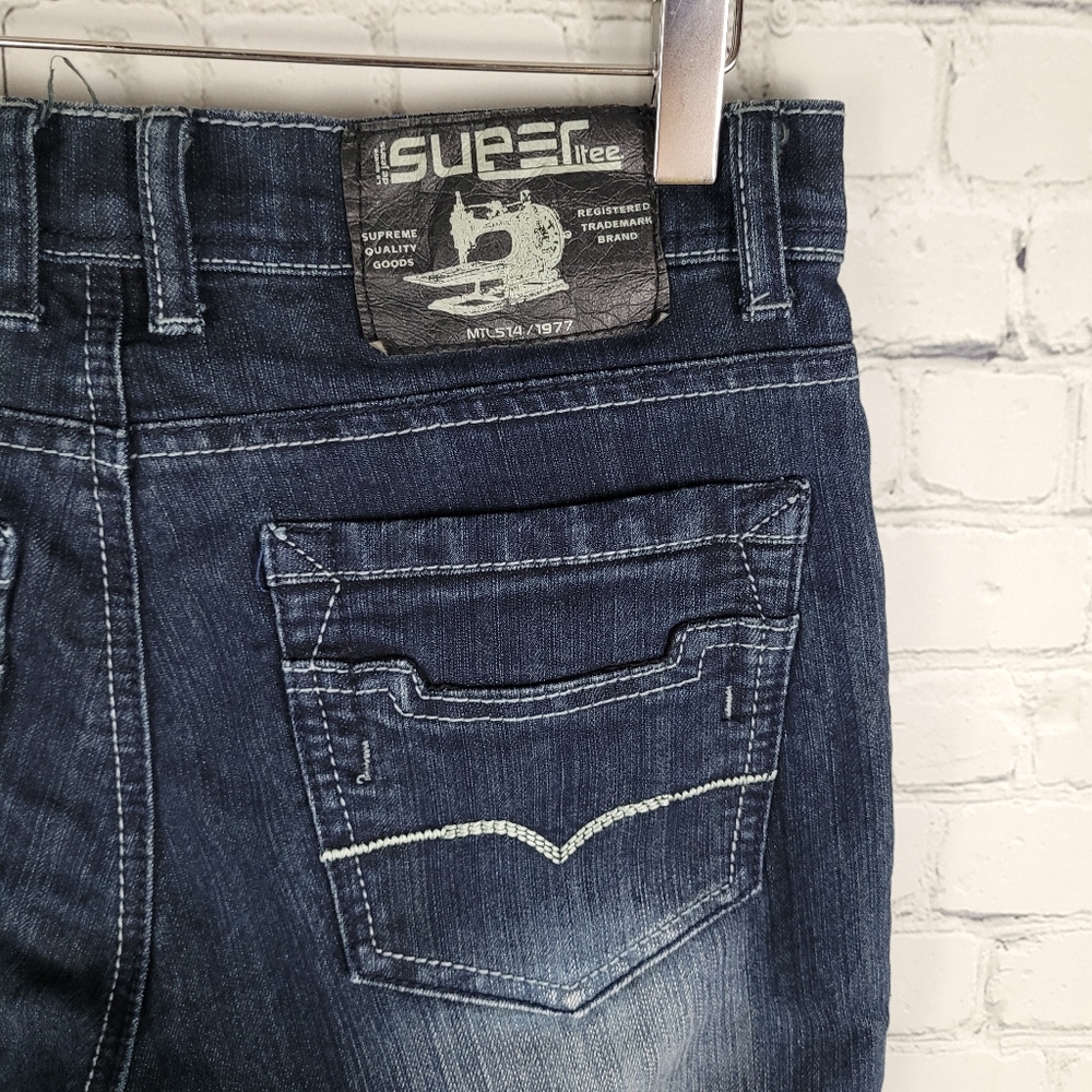 SUPERLTEE | Luca slim skinny dark wash jeans